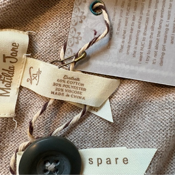 NWT, Matilda Jane Come On Over Drape Wrap
Sweater 23617T, Sz XL - Picture 11 of 12